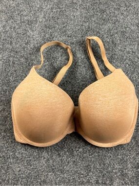 VICTORIA’S SECRET Women’s Nude Tan Uplift Semi Demi Underwire Bra size: 32DD